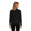 Lands' End Women's Drifter Cotton Must Have T-Neck Sweater