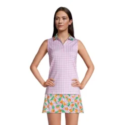 Lands' End Draper James X Lands' End Women's Sleeveless Supima Polo Shirt 8 Lands' End Draper James X Lands' End Women's Sleeveless Supima Polo Shirt -Lands' End Store GUEST 3636db72 f267 4490 938a 4630a29c4e7c