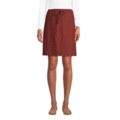 Lands' End Women's High Rise Elastic Waist Pull On Soft Cotton Blend Skort -Lands' End Store GUEST 36ea0974 4e52 485f bbcd d24ab7995f10
