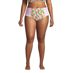 Lands' End Draper James X Lands' End Women's Plus Size Chlorine Resistant Retro High Waisted Bikini Bottoms -Lands' End Store GUEST 37d626d5 6b9a 4698 b083 e8079345bcdf