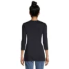 Lands' End Women's 3/4 Sleeve Supima Cotton Crewneck Tunic