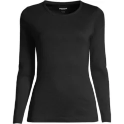 Lands' End Women's Tall All Cotton Long Sleeve Crewneck T-Shirt -Lands' End Store GUEST 3916bd38 9540 4b6b a544 157d6457b3b9 1