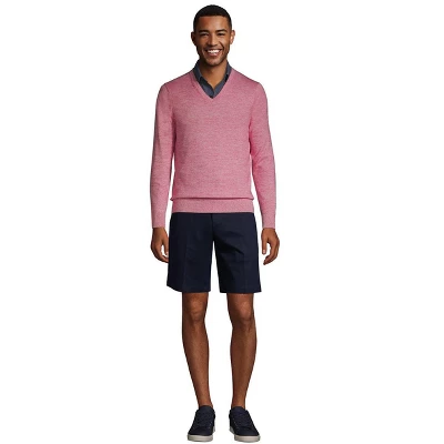 Lands' End Men's Big And Tall Comfort Waist 9" No Iron Chino Shorts 3 Lands' End Men's Big And Tall Comfort Waist 9" No Iron Chino Shorts - Image 3