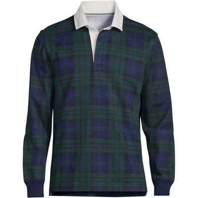 Lands' End Men's Long Sleeve Solid Rugby 18 Lands' End Men's Long Sleeve Solid Rugby - Image 18