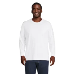 Lands' End Men's Super-T Long Sleeve T-Shirt -Lands' End Store GUEST 3accedfb 76f2 44ac a2c9 ae0f9160febb