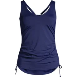 Lands' End Women's Chlorine Resistant Adjustable V-neck Underwire Tankini Swimsuit Top Adjustable Straps -Lands' End Store GUEST 3d62b0f3 5763 48df a0a2 77bc68690fed