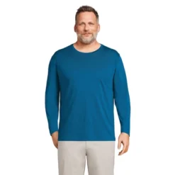 Lands' End Men's Long Sleeve Supima Tee -Lands' End Store GUEST 3e36969a cb5b 4114 97ee 557db904ba34