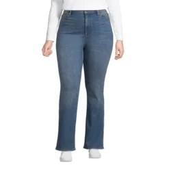 Lands' End Women's Recover High Rise Bootcut Blue Jeans -Lands' End Store GUEST 3e42bb77 4532 41d2 978e b72e9f62af3a