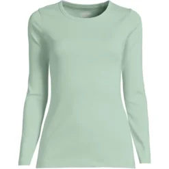 Lands' End Women's Tall All Cotton Long Sleeve Crewneck T-Shirt -Lands' End Store GUEST 3fa1f6f5 5be8 4012 9852 621409e10da2 1