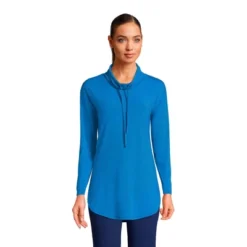Lands' End Women's Power Performance Cowl Neck Top -Lands' End Store GUEST 40821800 3c4d 446f b714 4c563a591a5c