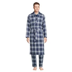 Lands' End Men's Flannel Robe -Lands' End Store GUEST 41c96ceb 1a68 4697 8fe5 19ad269e0046