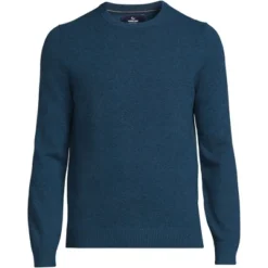 Lands' End Men's Fine Gauge Cashmere Crewneck Sweater -Lands' End Store GUEST 4356119e 87af 44a4 8d45 a429b23d2ca3