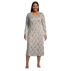 Lands' End Women's Supima Cotton Long Sleeve Midcalf Nightgown 14 Lands' End Women's Supima Cotton Long Sleeve Midcalf Nightgown -Lands' End Store GUEST 43cf7a08 cdd9 4337 93bb c8d7e6c8b581