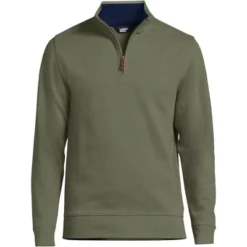 Lands' End Men's Bedford Rib Quarter Zip Sweater -Lands' End Store GUEST 43fe1282 c3ca 49b2 a0f0 11e51499dd2d
