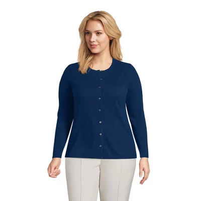 Lands' End Women's Cashmere Cardigan Sweater 8 Lands' End Women's Cashmere Cardigan Sweater - Image 8