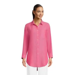 Lands' End Women's Linen Long Sleeve Oversized Relaxed Tunic Top -Lands' End Store GUEST 46fe83c5 14bb 4910 aeb1 4573d91c4a29