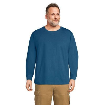 Lands' End Men's Long Sleeve Rugby Crew Tee 6 Lands' End Men's Long Sleeve Rugby Crew Tee - Image 6