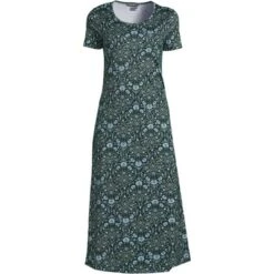 Lands' End Women's Cotton Short Sleeve Midcalf Nightgown 11 Lands' End Women's Cotton Short Sleeve Midcalf Nightgown -Lands' End Store GUEST 47bcacd0 1d0a 4122 9f66 caf41d215752