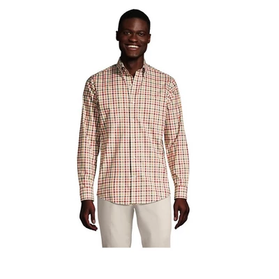 Lands' End Men's Traditional Fit No Iron Twill Shirt 5 Lands' End Men's Traditional Fit No Iron Twill Shirt - Image 5