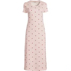 Lands' End Women's Cotton Short Sleeve Midcalf Nightgown 17 Lands' End Women's Cotton Short Sleeve Midcalf Nightgown -Lands' End Store GUEST 4819ad18 68ba 4585 b1c1 078d18cfc1e6