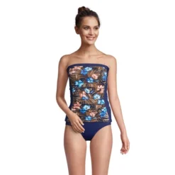 Lands' End Women's Strapless Bandeau Tankini Top Swimsuit With Removable And Adjustable Straps -Lands' End Store GUEST 49080ef4 dac8 45f7 b549 bbe4e1885ae7