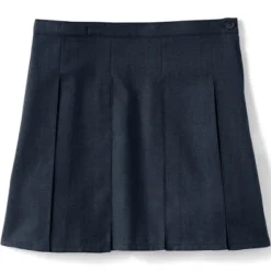 Lands' End Lands' End School Uniform Girls Solid Box Pleat Skirt Top Of Knee -Lands' End Store GUEST 4a3ddc3d f46e 41ad 98ba 972a976f2d98