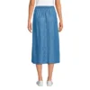 Lands' End Women's Tencel Tie Waist Midi Skirt