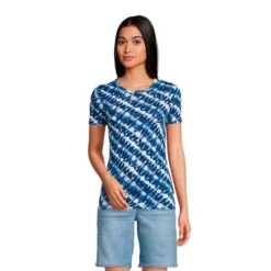 Lands' End Women's Cotton Rib Short Sleeve Crewneck T-shirt 33 Lands' End Women's Cotton Rib Short Sleeve Crewneck T-shirt -Lands' End Store GUEST 4b5a35d8 75f3 47f9 b3e5 f4e87b751a77