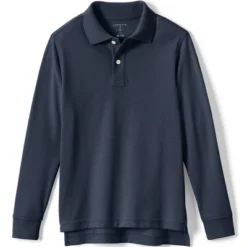 Lands' End School Uniform Kids Long Sleeve Mesh Polo Shirt -Lands' End Store GUEST 4b9f0bf5 22ca 4c49 99b6 4d39b5156b5d