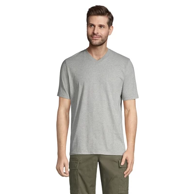 Lands' End Men's Super-T Short Sleeve V-Neck T-Shirt 5 Lands' End Men's Super-T Short Sleeve V-Neck T-Shirt - Image 5