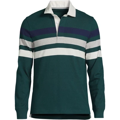 Lands' End Men's Long Sleeve Solid Rugby 13 Lands' End Men's Long Sleeve Solid Rugby - Image 13