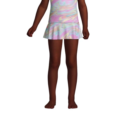 Lands' End Girls Slim Swim Mini Skirt Swim Bottoms 2 Lands' End Girls Slim Swim Mini Skirt Swim Bottoms - Image 2