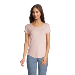 Lands' End Women's U-neck Jersey T-shirt -Lands' End Store GUEST 4c96276d d32e 4e8f bd6a 4568d533af44