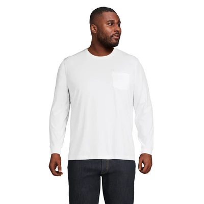Lands' End Men's Super-T Long Sleeve T-Shirt With Pocket 9 Lands' End Men's Super-T Long Sleeve T-Shirt With Pocket - Image 9