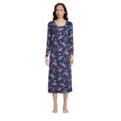 Lands' End Women's Supima Cotton Long Sleeve Midcalf Nightgown 17 Lands' End Women's Supima Cotton Long Sleeve Midcalf Nightgown -Lands' End Store GUEST 4cf1ec9d b003 4dc6 b081 b2c67b93fc2d