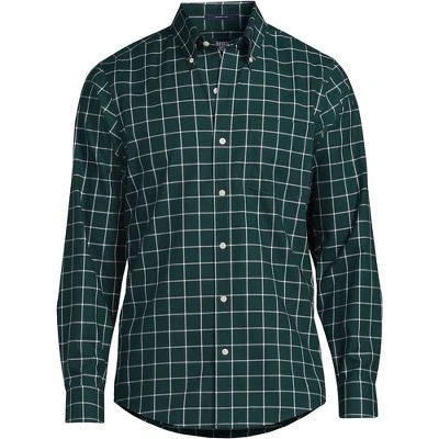 Lands' End Men's Tailored Fit No Iron Twill Long Sleeve Shirt 7 Lands' End Men's Tailored Fit No Iron Twill Long Sleeve Shirt - Image 7