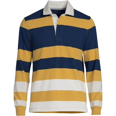 Lands' End Men's Long Sleeve Solid Rugby 12 Lands' End Men's Long Sleeve Solid Rugby - Image 12
