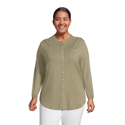 Lands' End Women's Long Sleeve Jersey A-line Tunic 11 Lands' End Women's Long Sleeve Jersey A-line Tunic - Image 11