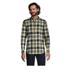 Lands' End Men's Traditional Fit Flagship Flannel Shirt -Lands' End Store GUEST 4feaf3c7 c1bf 459e 85a8 db6b89ffc20c