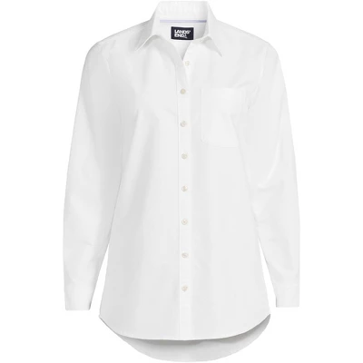 Lands' End Women's Oxford Long Sleeve Shirt 3 Lands' End Women's Oxford Long Sleeve Shirt - Image 3
