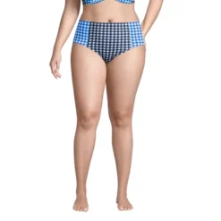 Lands' End Draper James X Lands' End Women's Plus Size Chlorine Resistant Retro High Waisted Bikini Bottoms -Lands' End Store GUEST 51faf659 32a6 41e2 b1bd b318014423f2
