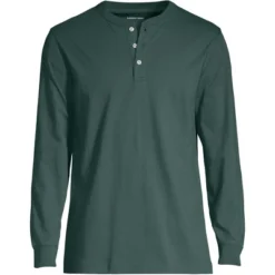 Lands' End Men's Super-T Long Sleeve Henley Shirt -Lands' End Store GUEST 539d339c 71e1 47b0 bfac 78a14a556ea9