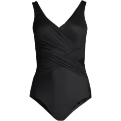 Lands' End Women's SlenderSuit Tummy Control Chlorine Resistant V-neck Wrap One Piece Swimsuit 13 Lands' End Women's SlenderSuit Tummy Control Chlorine Resistant V-neck Wrap One Piece Swimsuit -Lands' End Store GUEST 53ca2e5b dc97 4eb2 9c2c 6b9b3b2d68f0 1