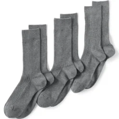 Lands' End Men's Seamless Toe Cotton Rib Dress Socks (3-pack) -Lands' End Store GUEST 5493d252 2079 4928 8e8f 45f5c5caa90d