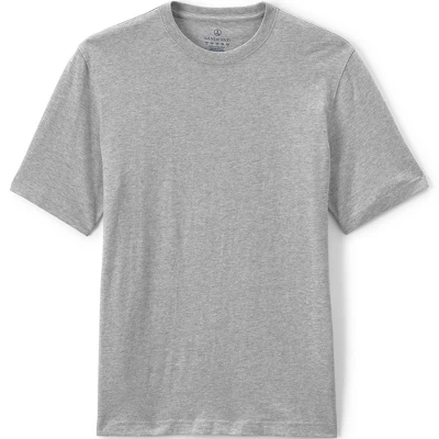Lands' End School Uniform Men's Short Sleeve Essential T-shirt 8 Lands' End School Uniform Men's Short Sleeve Essential T-shirt - Image 8