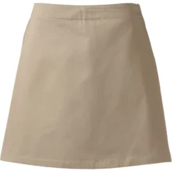 School Uniform Young Women's Blend Chino Skort Above Knee -Lands' End Store GUEST 557461dc 8c18 427a aeaa c697e881c641