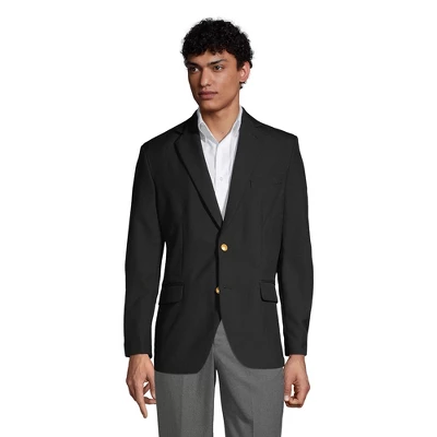 Lands' End School Uniform Men's Hopsack Blazer 2 Lands' End School Uniform Men's Hopsack Blazer - Image 2
