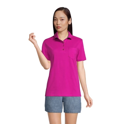 Lands' End Women's Short Sleeve Super T Polo 5 Lands' End Women's Short Sleeve Super T Polo - Image 5