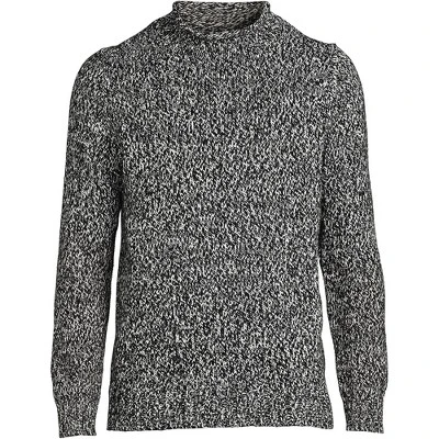 Lands' End Men's Cotton Drifter Rollneck Sweater