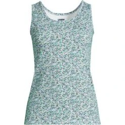 Lands' End Women's Tall Cotton Tank Top -Lands' End Store GUEST 584c9346 d9c3 4b6b b60a 50c224a3b00f